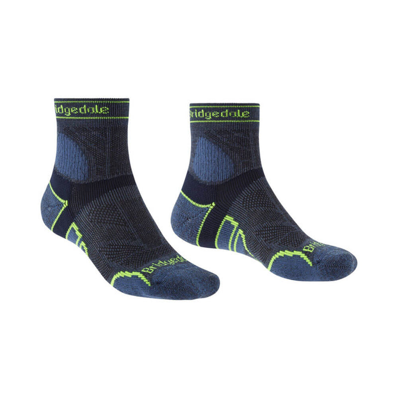 Merino Sport voor heren 3/4 sokken (blauw)