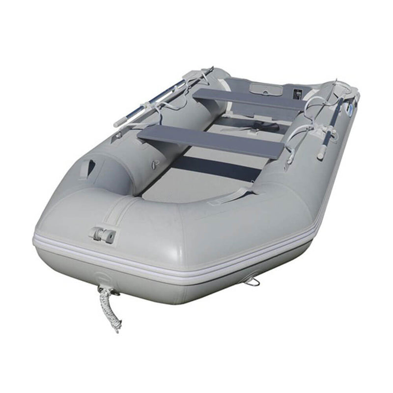 Opblaasbare PVC -boot met luchtdek (grijs)