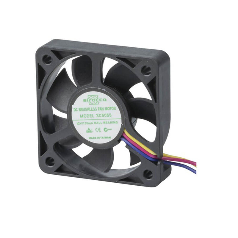 Sirocco 3 -draads ballagerventilator (12VDC)