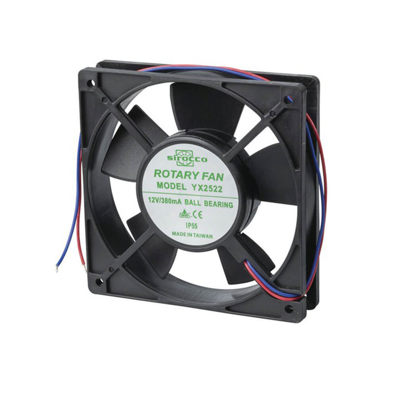 Ventilateur de refroidissement à roulement à billes mince Sirocco 12VDC