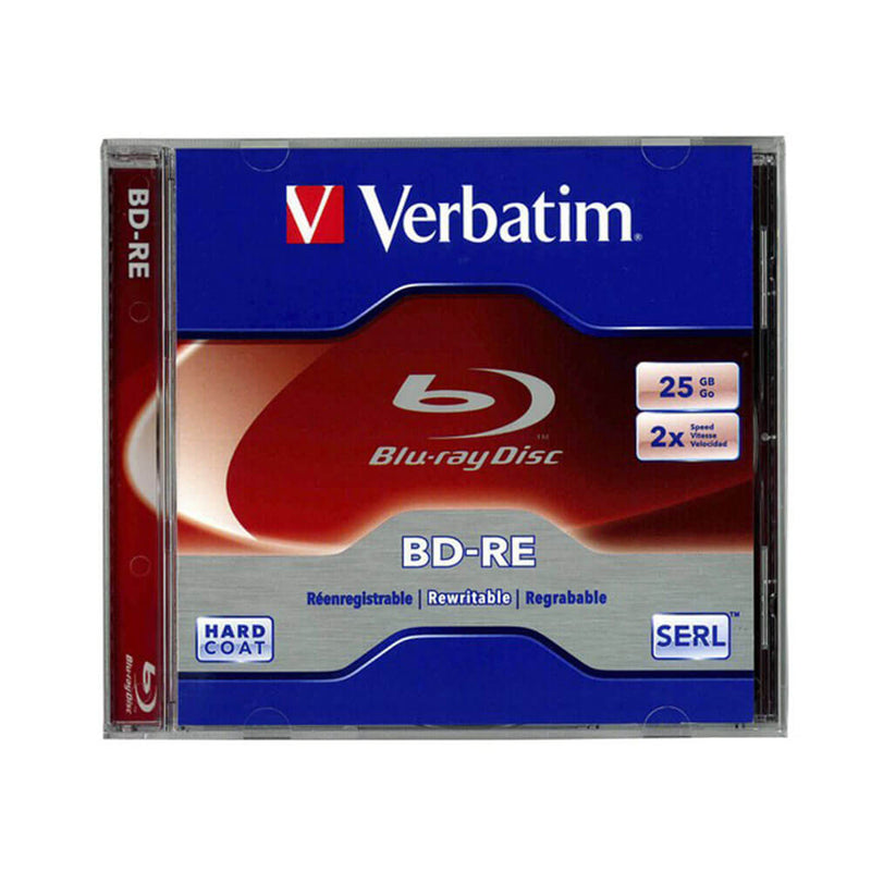 Disque Blu-Ray Verbatim avec étui (25 Go)