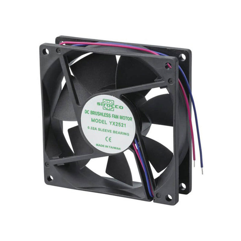 Ventilateur à roulement à manchon Sirocco Wire (12VDC)