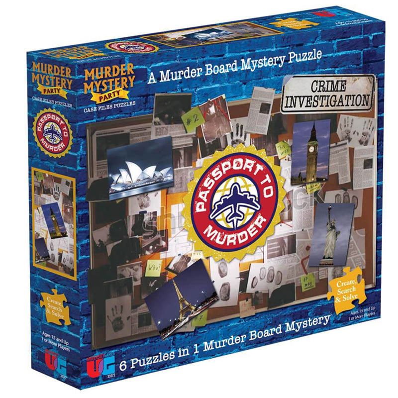 Murder Mystery Party Case File Puzzle