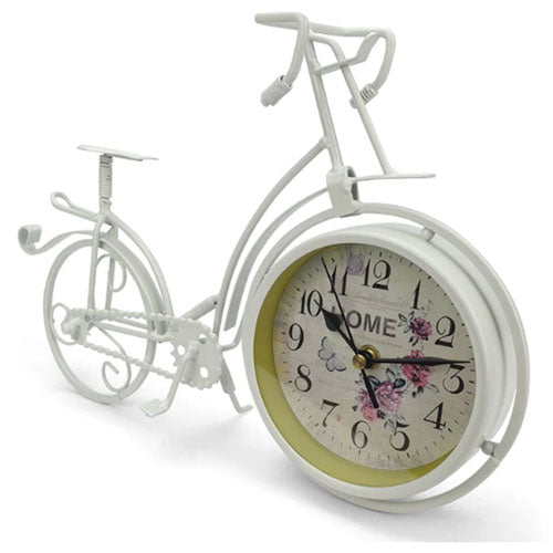 Art Metal Bike Table Clock