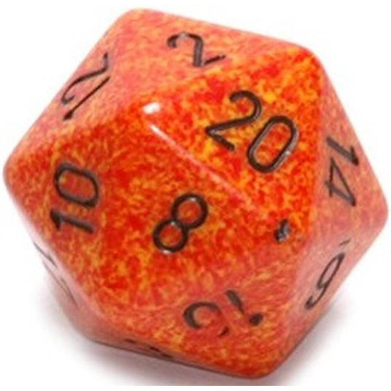 D20 Dés Moucheté (34mm)