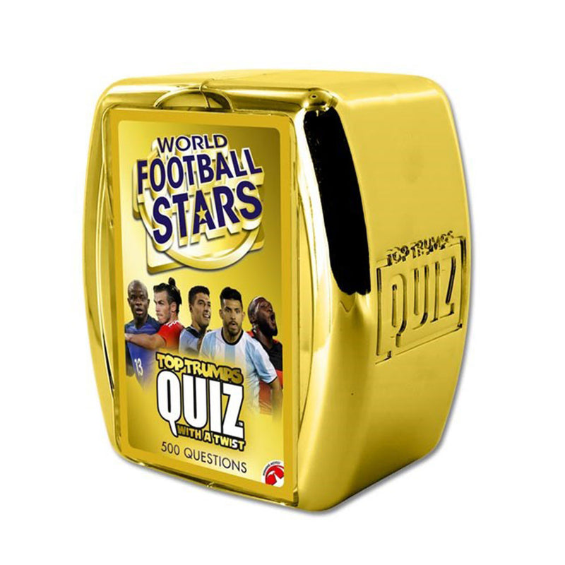 World Football Stars QUIZ Top Trump Card Game