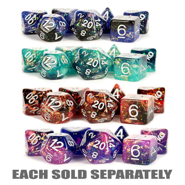 MDG Resin Eternal Polyhedral Dice Set 16mm