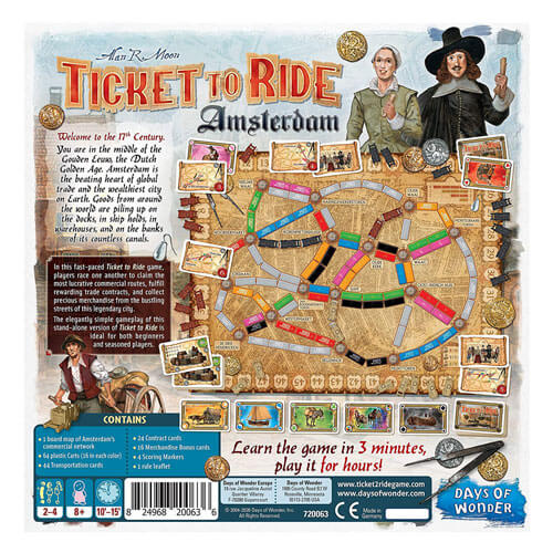 Ticket to Ride Amsterdam Board Game