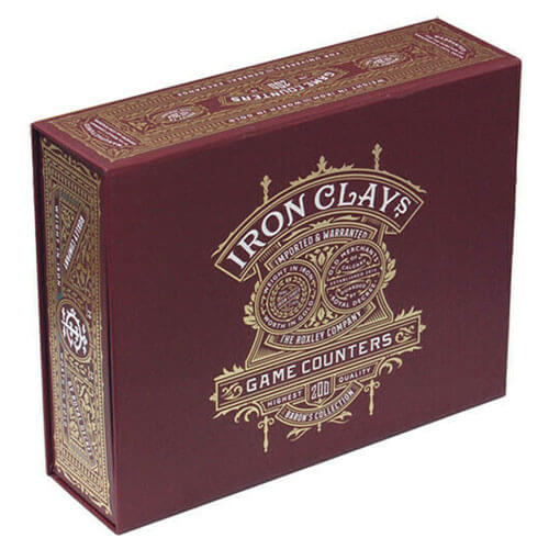 Iron Clays Printed Box (200 Chips)