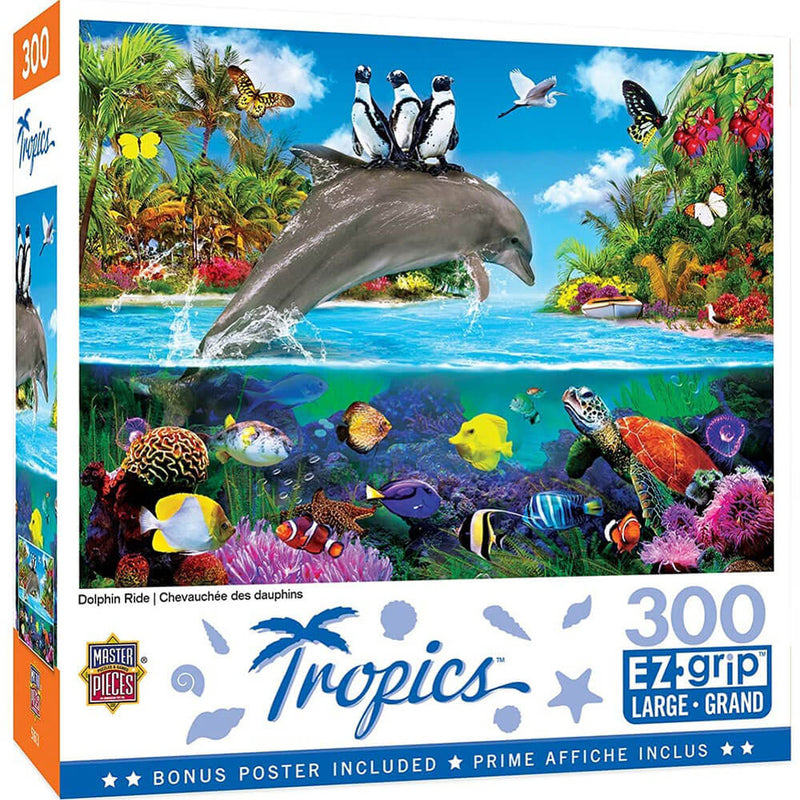 Puzzle 300 pièces MasterPieces EZGrip Tropics