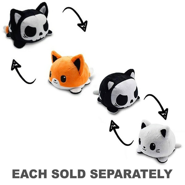 Reversible Spooky Skeleton Plushie