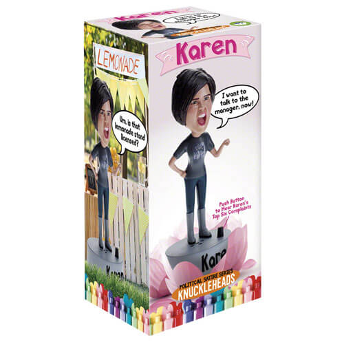 Talking Karen Bobblehead