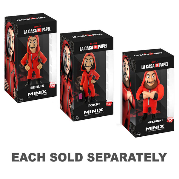 MINIX Money Heist with Mask Collectible Figure