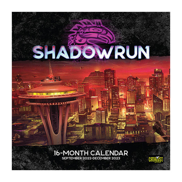 Shadowrun RPG 16 Month Calendar Game Maps