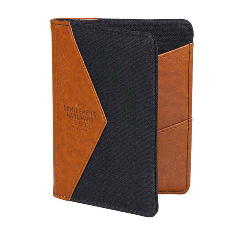 Gentlemen's Hardware Portefeuille en toile anthracite