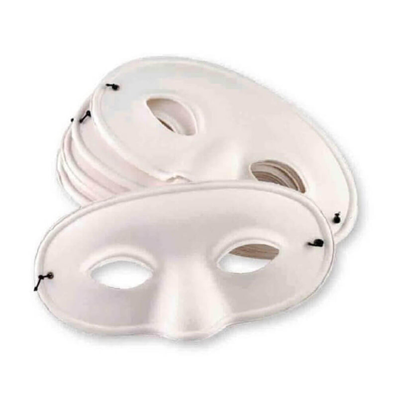 EC -papieren maché maskers met elastische 24 pk