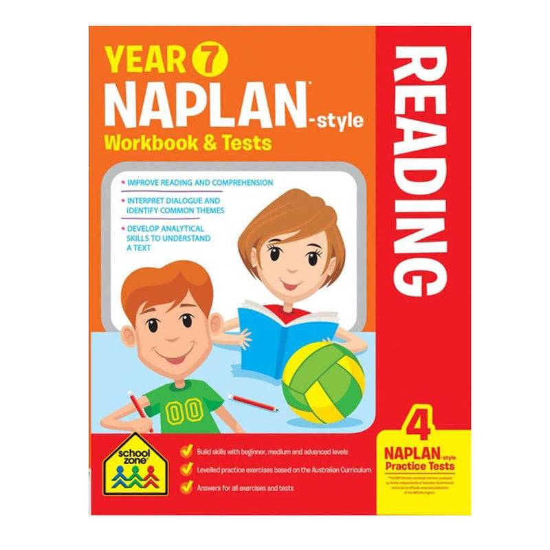 Schoolzone Naplan Jaar 7 Workbook and Tests