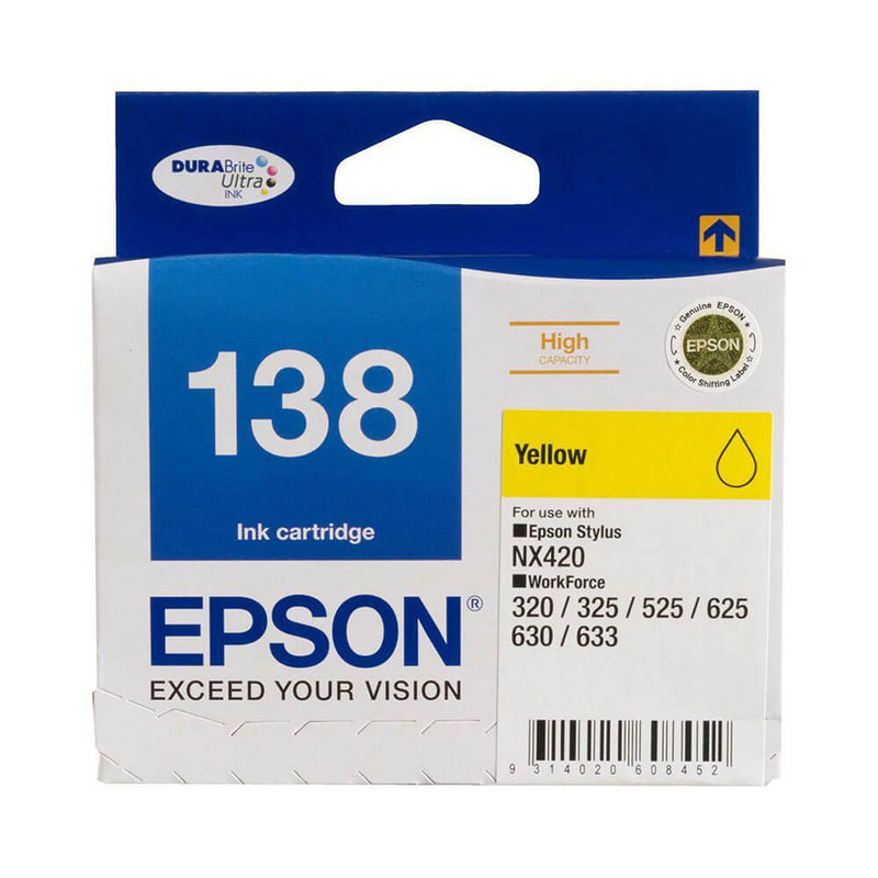 Epson High Yield Inkjet Cartridge T138