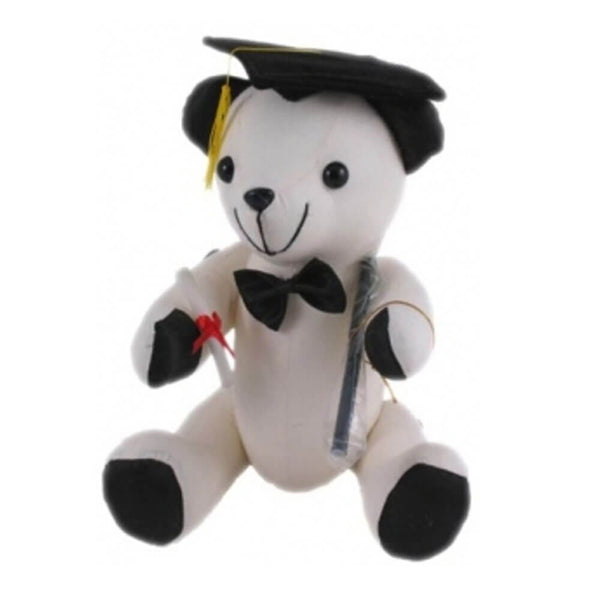 Elka Autograph Graduation Bear Soft Toy Cream (Large)