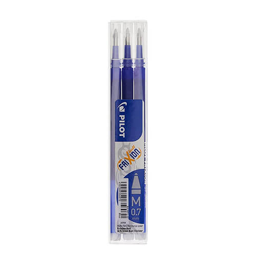 Pilot Frixion Rollerball Pen Refill 0.7mm Tip 3pk