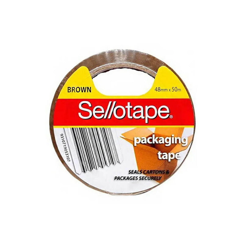 Ruban d'emballage Sellotape (marron)