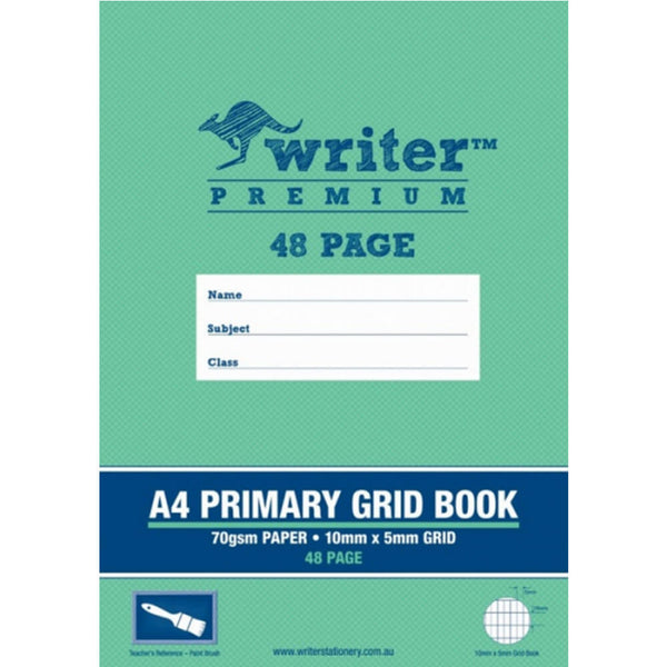 Writer Premium Primary Grid Book A4 (48 Pages)