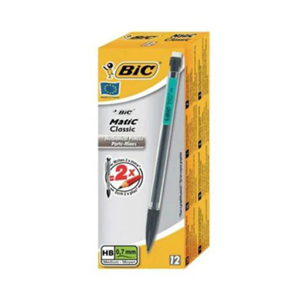 BiC Matic Porte-mines originaux 0,7 mm 12 pièces (assortis)