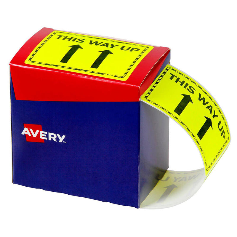 Avery Labels 750 stcs 75x99,6 mm (geel)