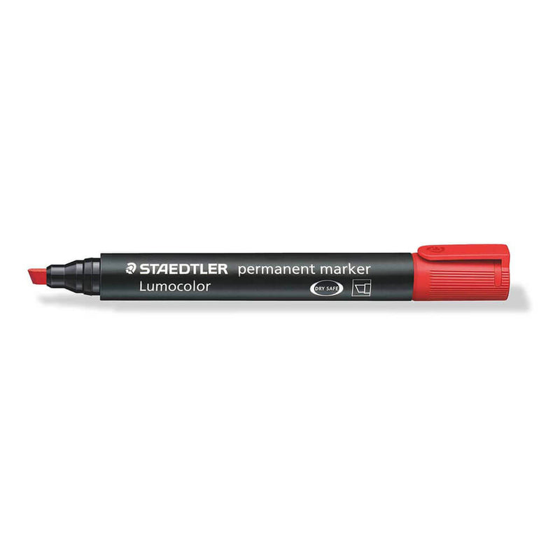 Staedtler Lumocolor marqueur permanent à pointe biseautée 10 pièces