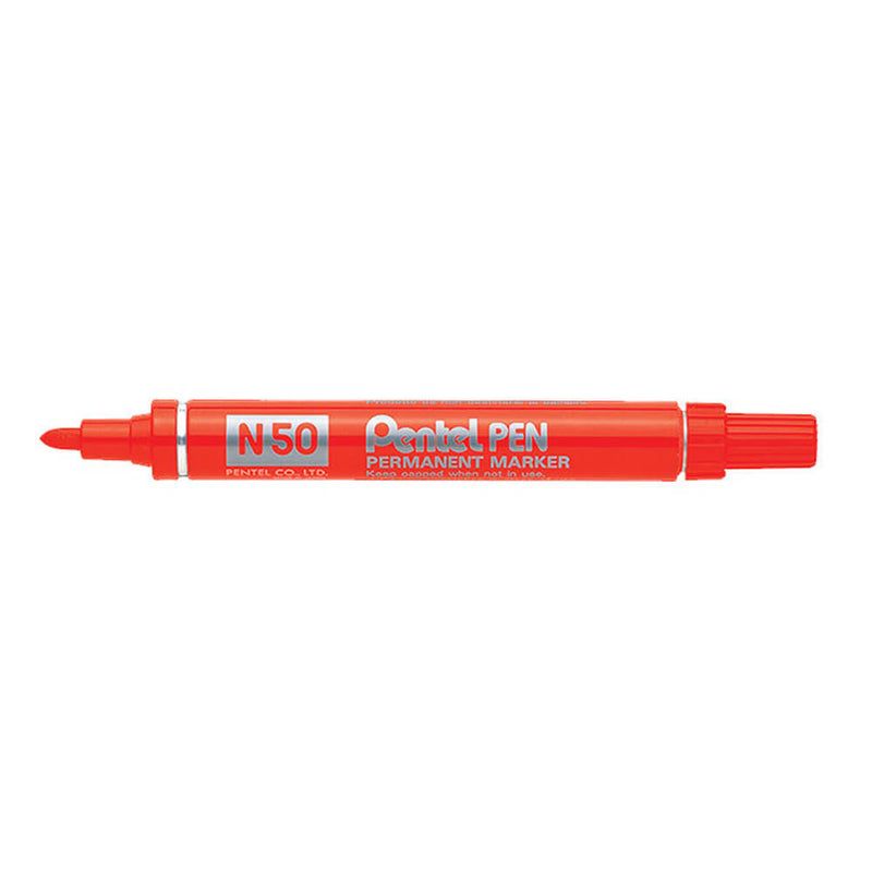 Pentel N50 Bullet Tip Permanente marker 12 stks