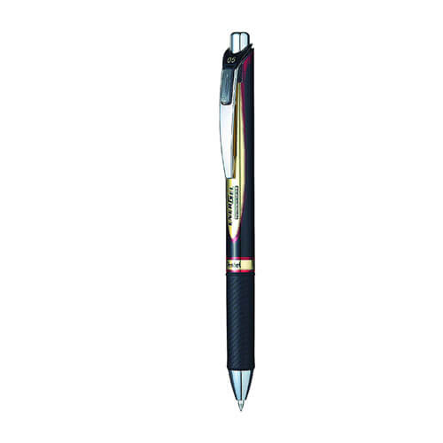 Pentel EnerGel Retractable Metal Tip Pen (0.5mm)