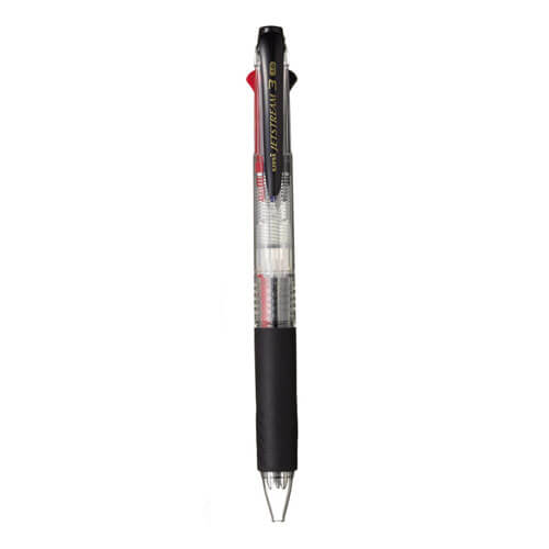 Uni Jetstream 3 Colour Retractable Barrel Pen 1.0mm