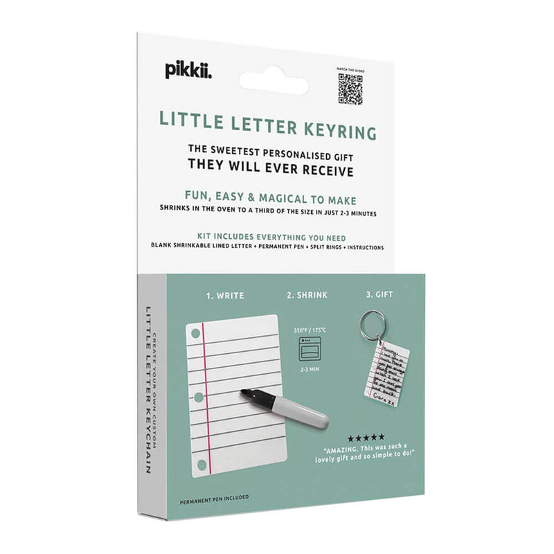 Little Letter Shrink Keyring Kit